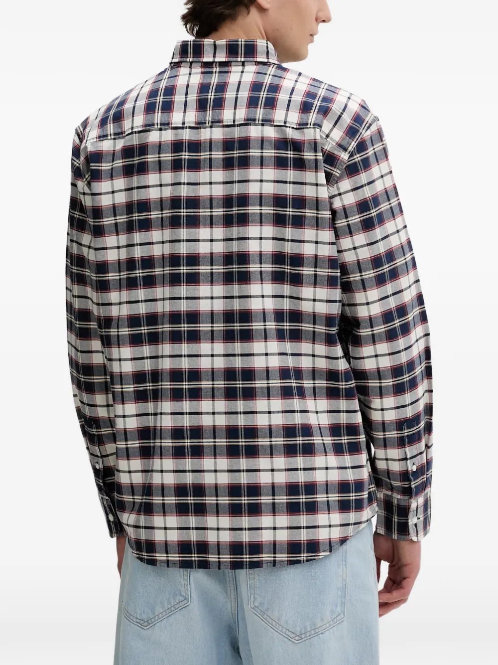 Levi's Geruit overhemd Wit