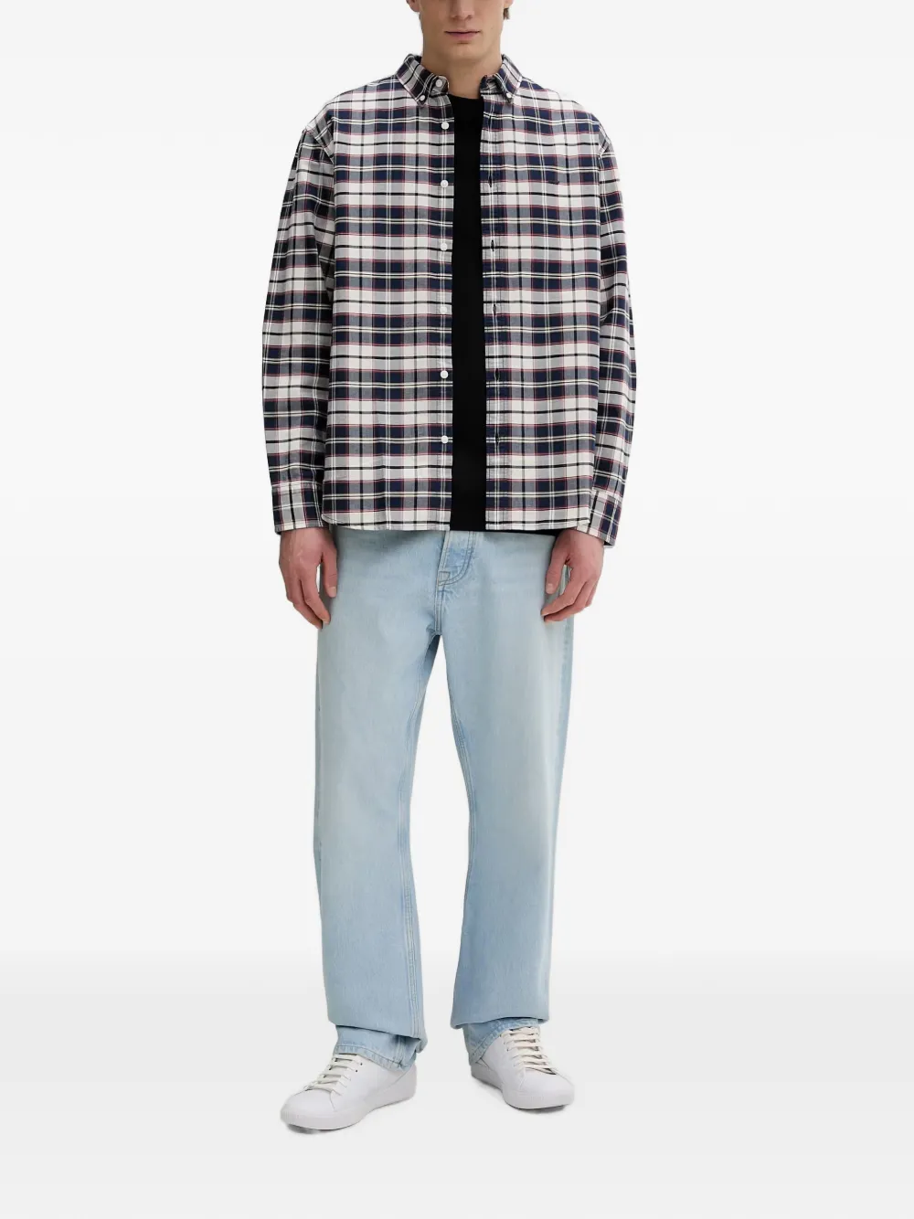 Levi's Geruit overhemd Wit