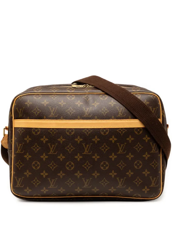 Louis Vuitton Pre-owned 2005 Monogram Reporter GM Crossbody Bag in Brown