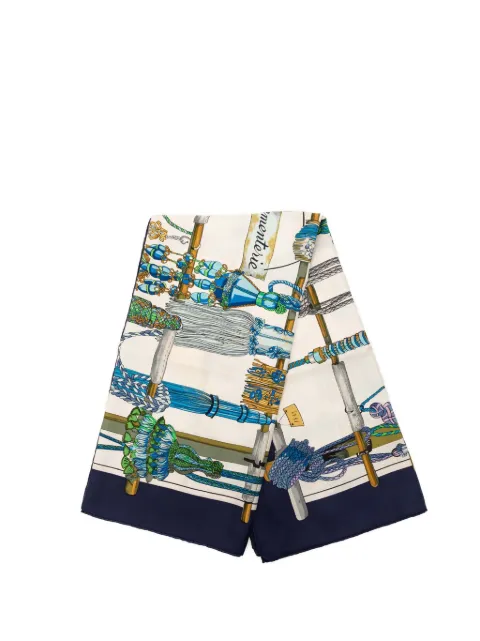 Hermès Pre-Owned mascada Passementerie 90 de seda del siglo XX