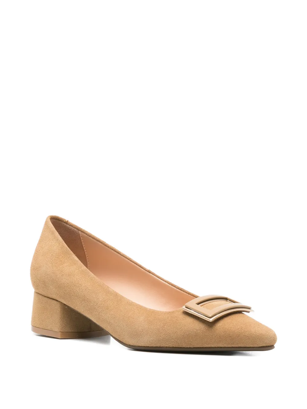SERGIO MORETTI FIRENZE Pumps met gespdetail Beige