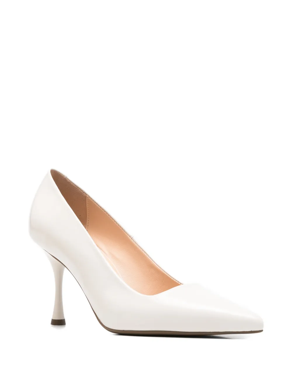SERGIO MORETTI FIRENZE Pumps met puntige neus Wit