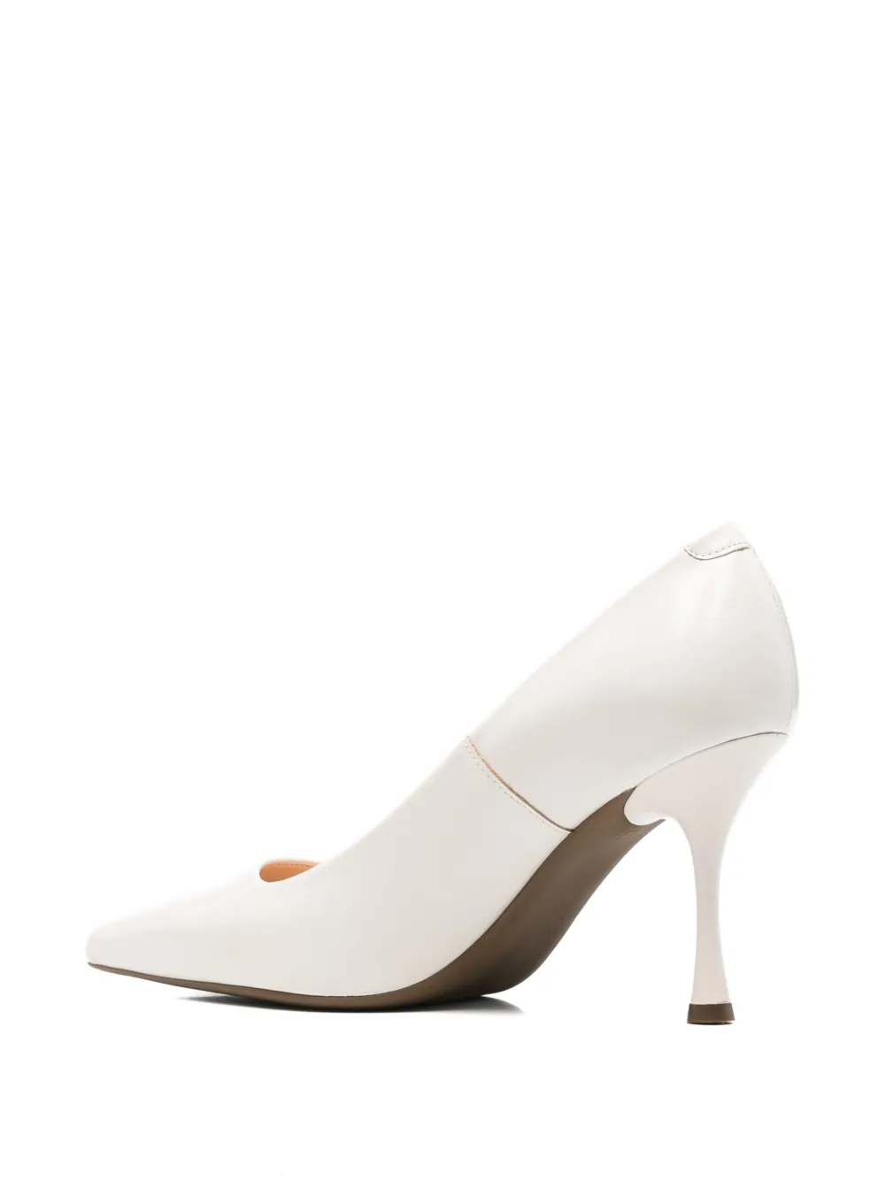 SERGIO MORETTI FIRENZE Pumps met puntige neus Wit