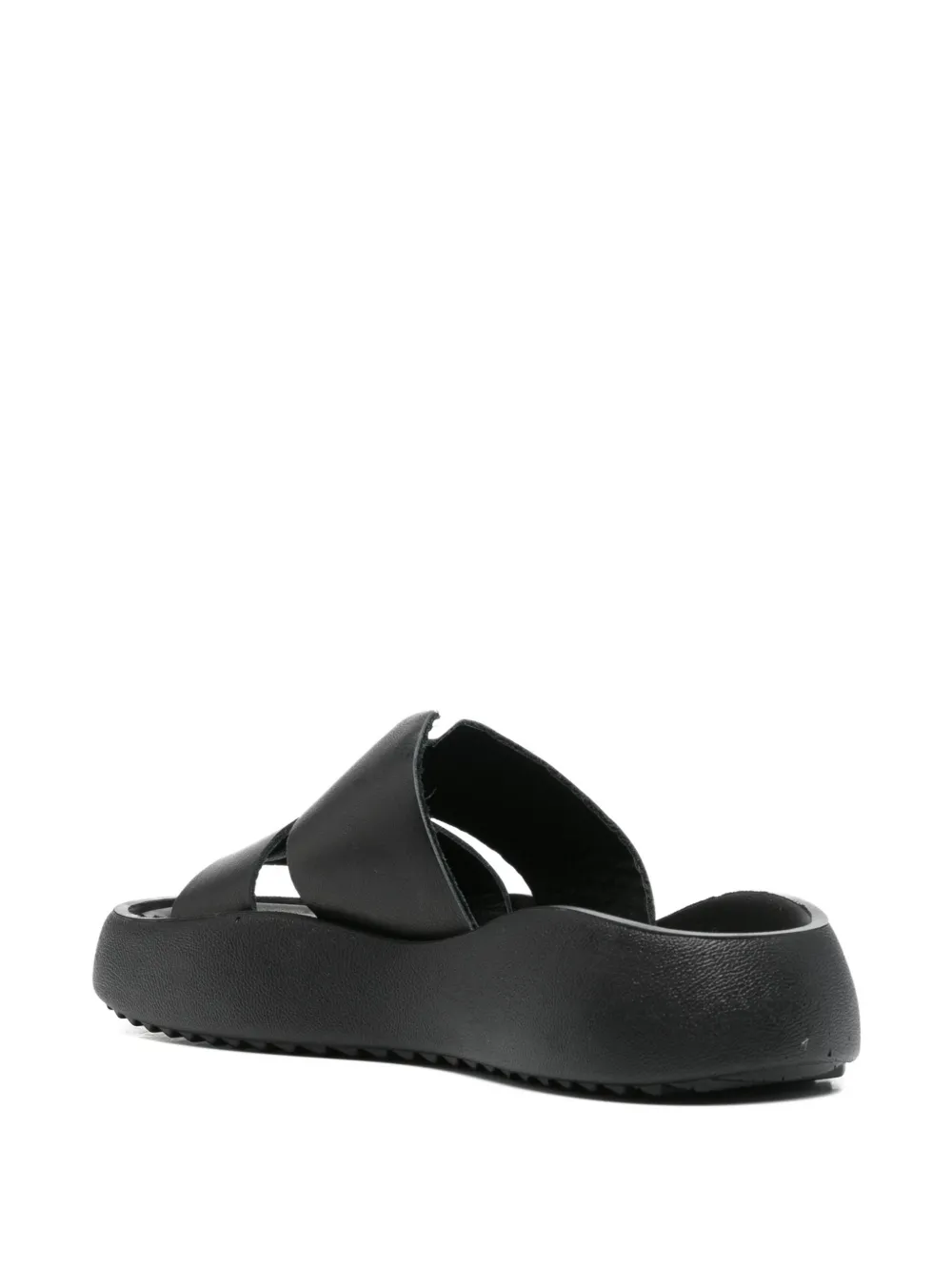 SERGIO MORETTI FIRENZE Sandalen met plateauzool Zwart