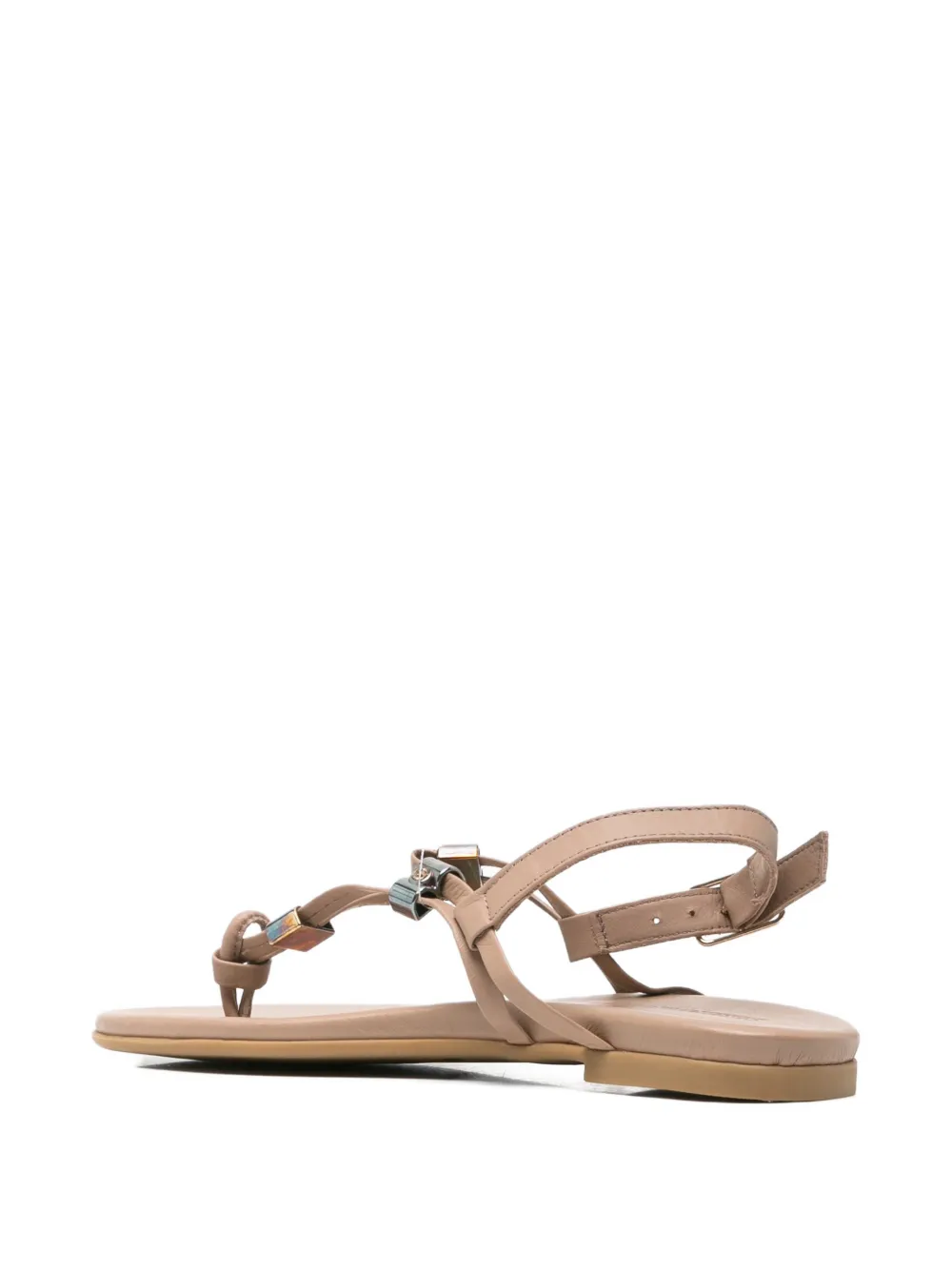SERGIO MORETTI FIRENZE Sandalen met gespsluiting Bruin