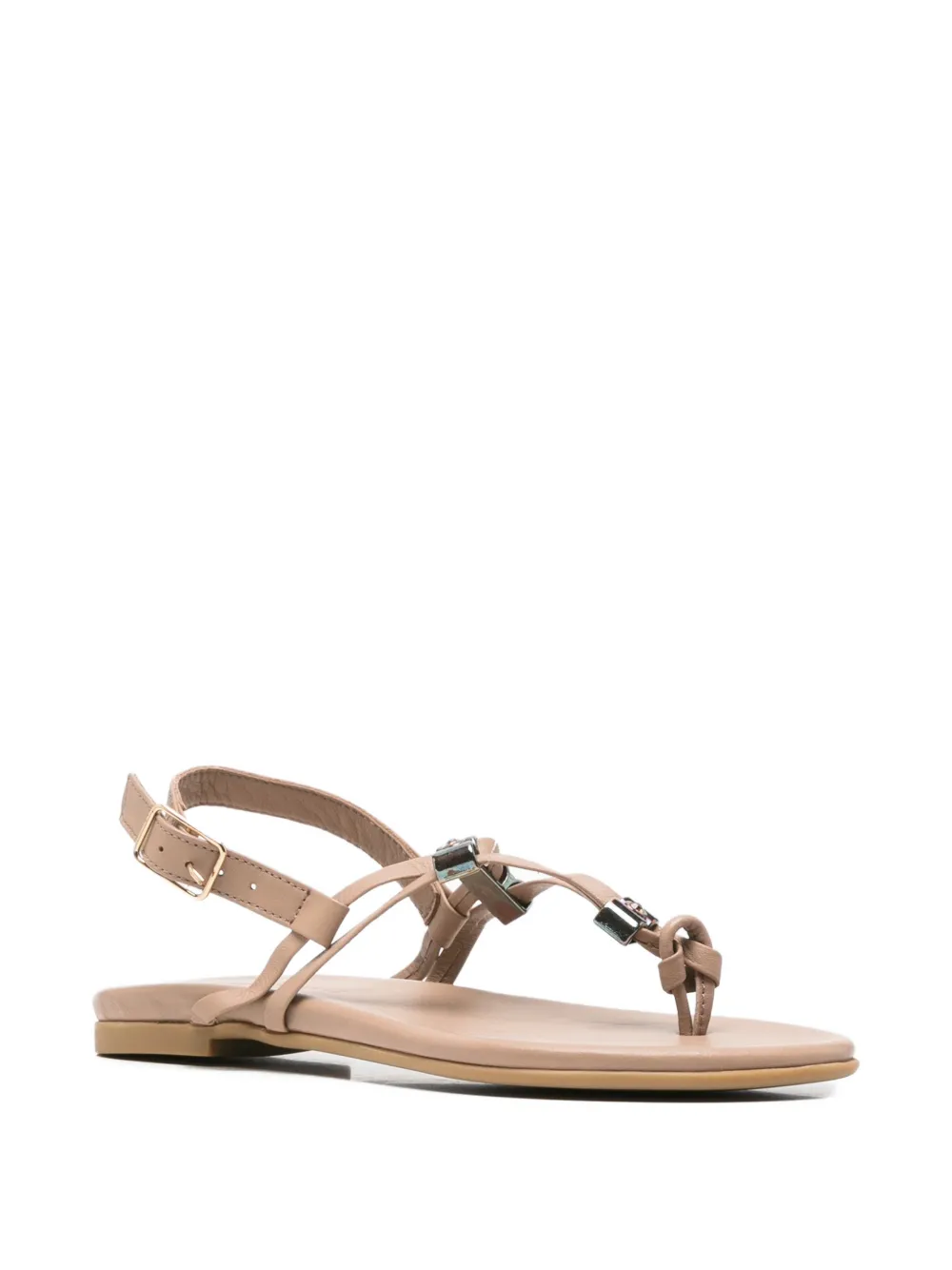 SERGIO MORETTI FIRENZE Sandalen met gespsluiting Bruin