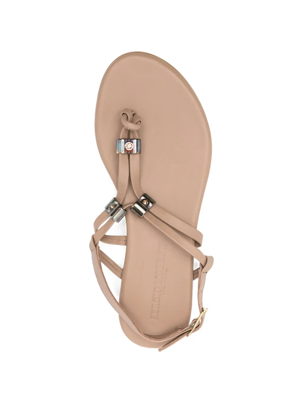 SERGIO MORETTI FIRENZE Sandalen met gespsluiting Bruin