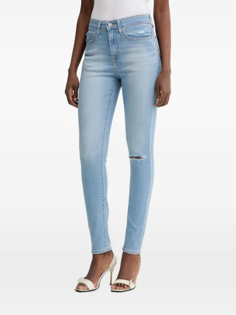 Levi's distressed-finish skinny jeans