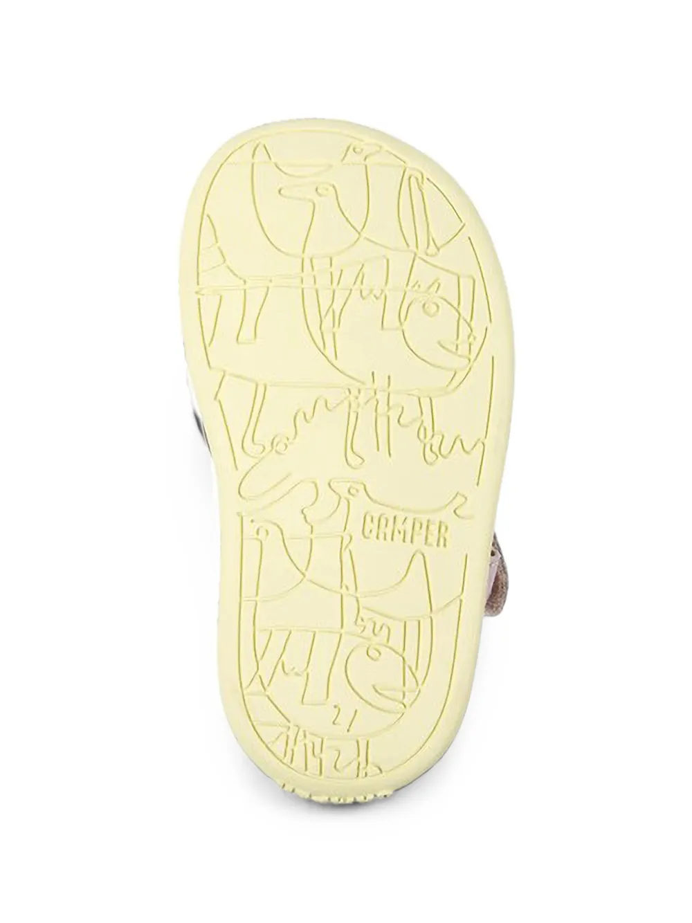 Camper Kids Bicho touch-strap cage-style sandals Roze