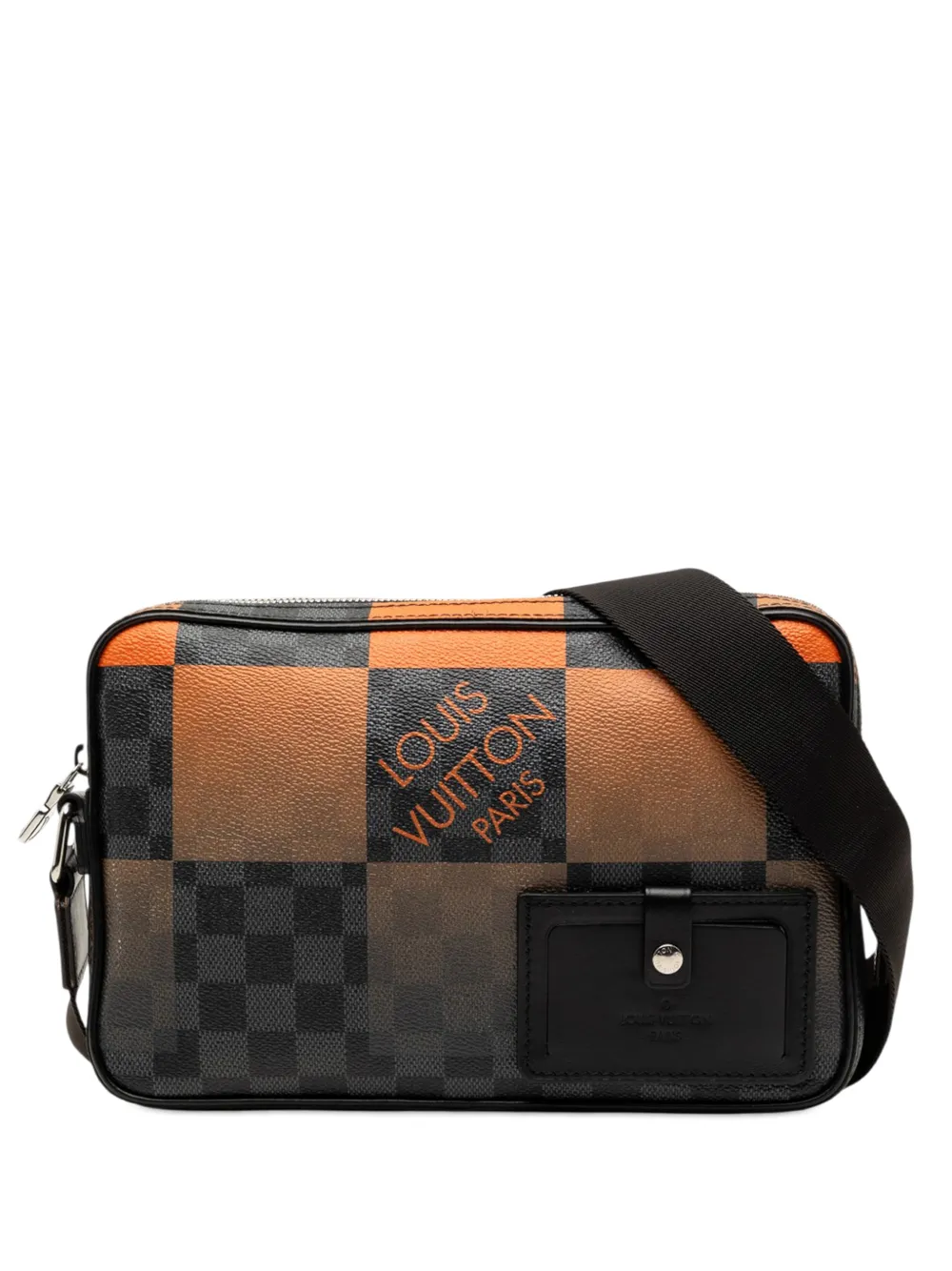 Louis Vuitton Pre-Owned 2020 Damier Graphite Giant Alpha Messenger Bag crossbody bag - Nero