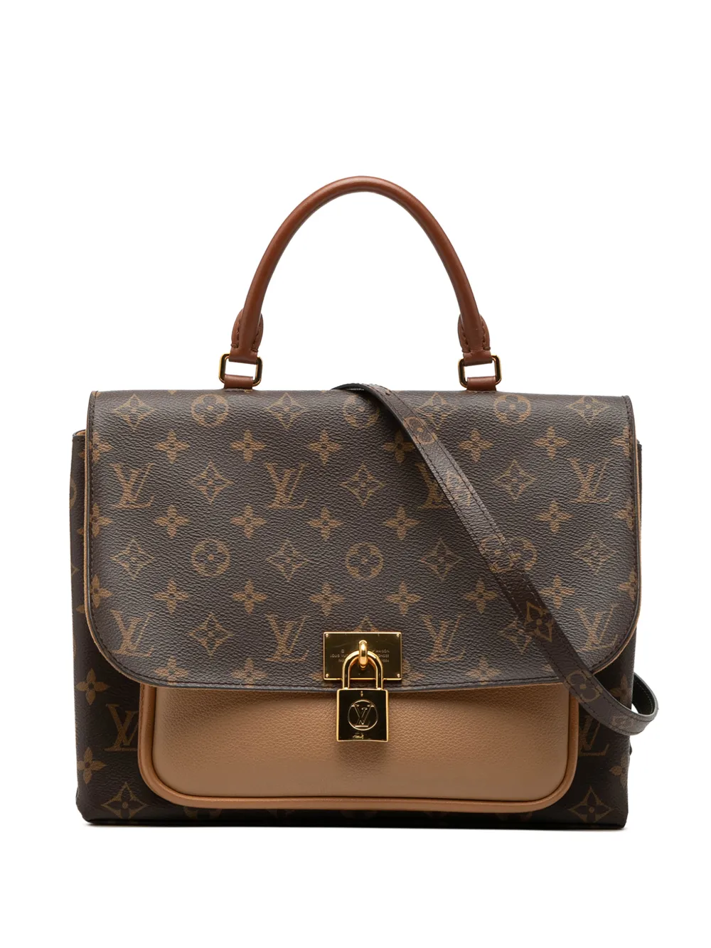 Louis Vuitton Pre-Owned 2018 Monogram Marignan satchel - Braun