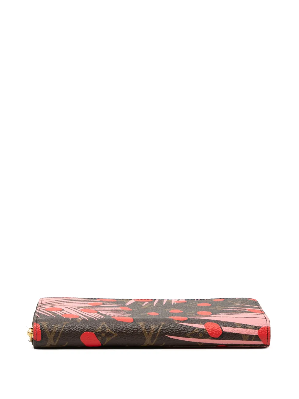  Louis Vuitton Pre-owned Portefeuille Continental Jungle Dots Zippy à Motif Monogrammé (2016) - Marron 
