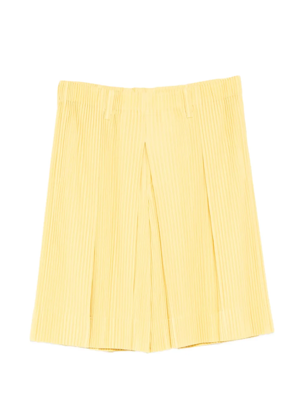 Homme Plissé Issey Miyake pleated shorts - Giallo