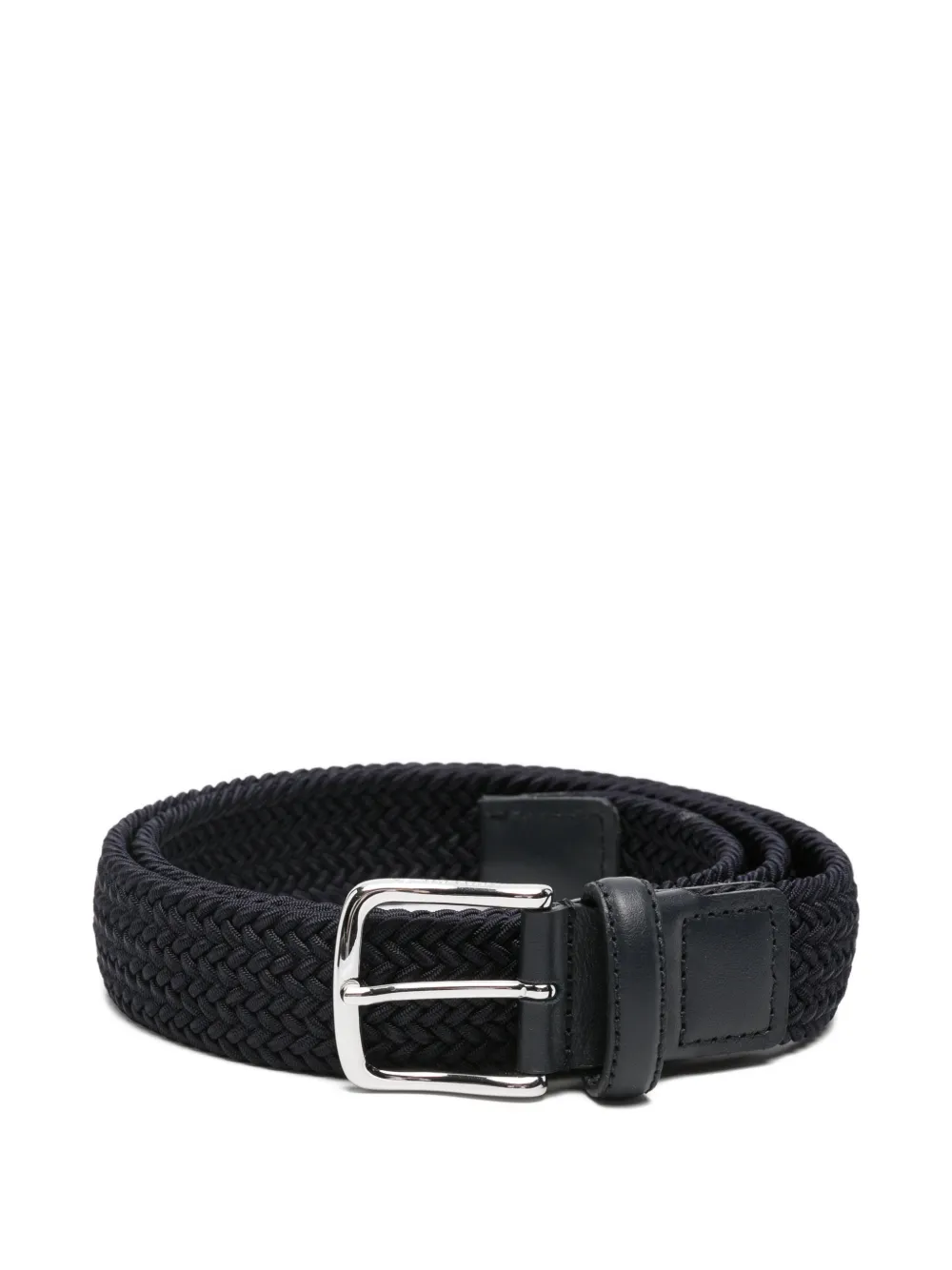 Jacob Cohën braided leather-trim belt - Blu