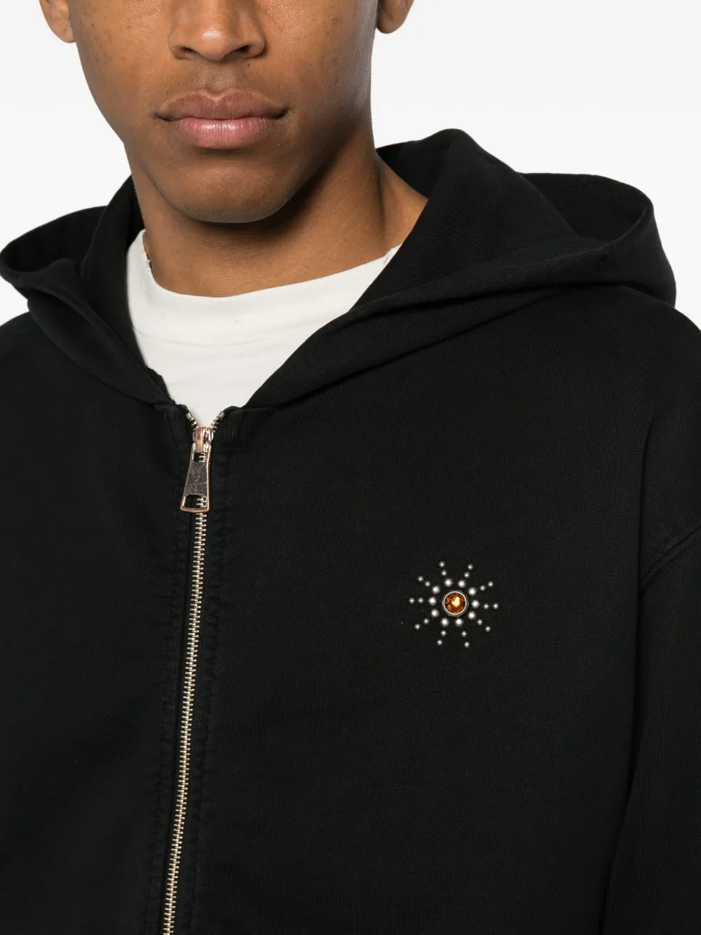 Htc Los Angeles Verfraaide hoodie Zwart