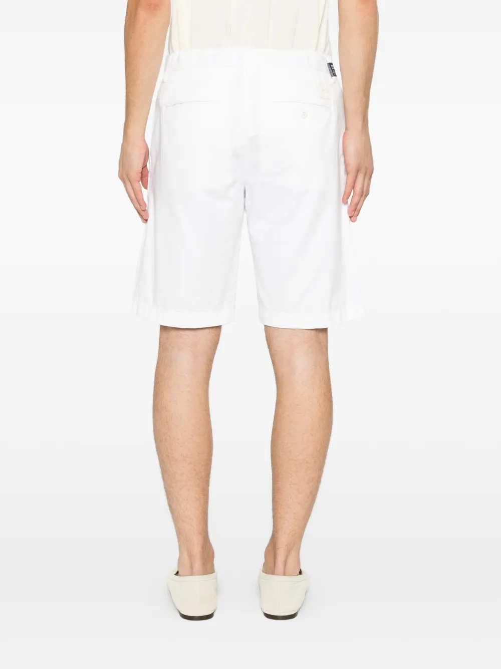 Jacob Cohën Shorts met logopatch Wit