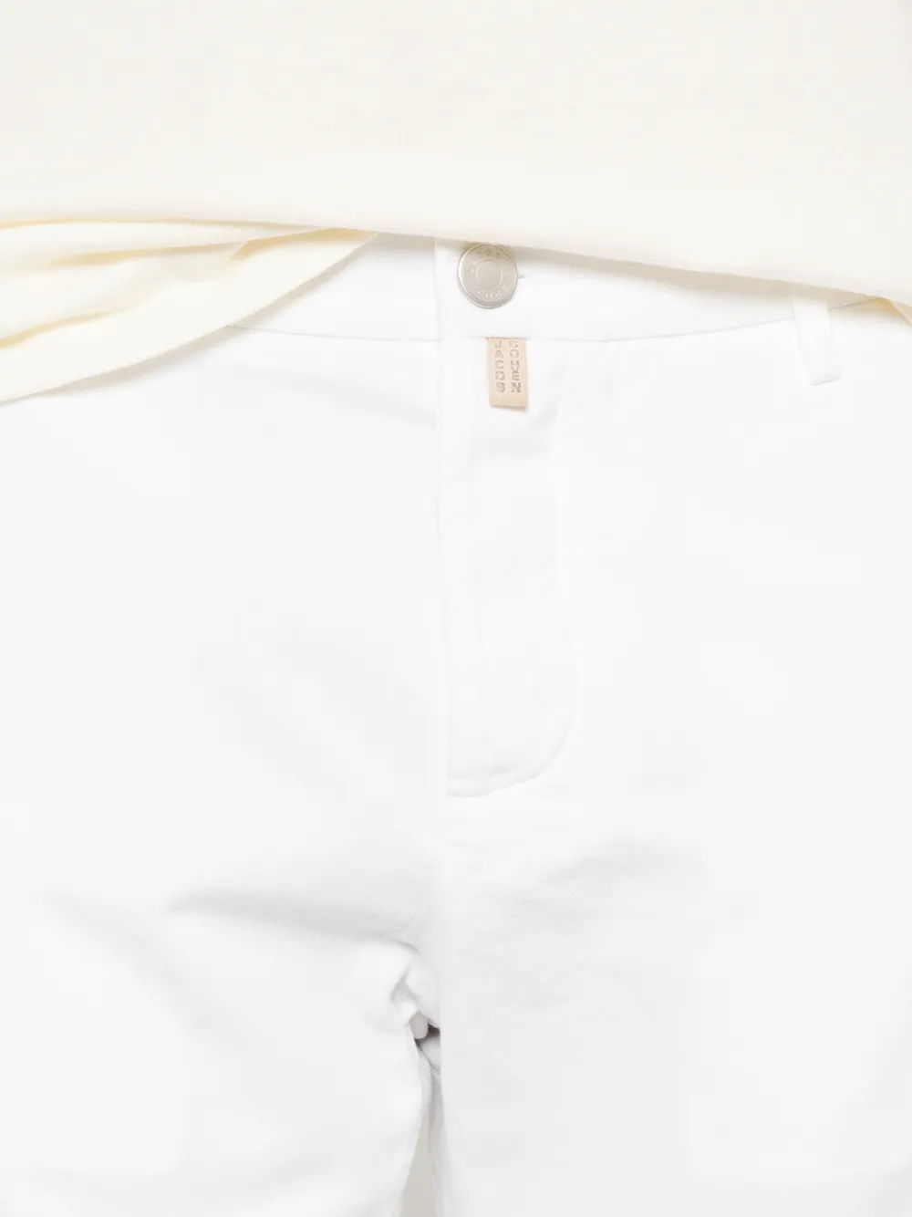 Jacob Cohën Shorts met logopatch Wit