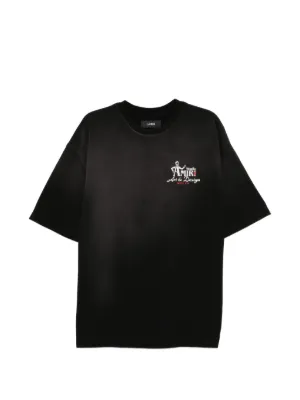 AMIRI フローラル Tシャツ | ブラック | FARFETCH JP