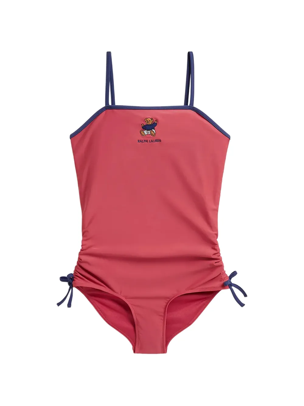 POLO RALPH LAUREN KIDS Badeanzug mit Polo Bear - Rot