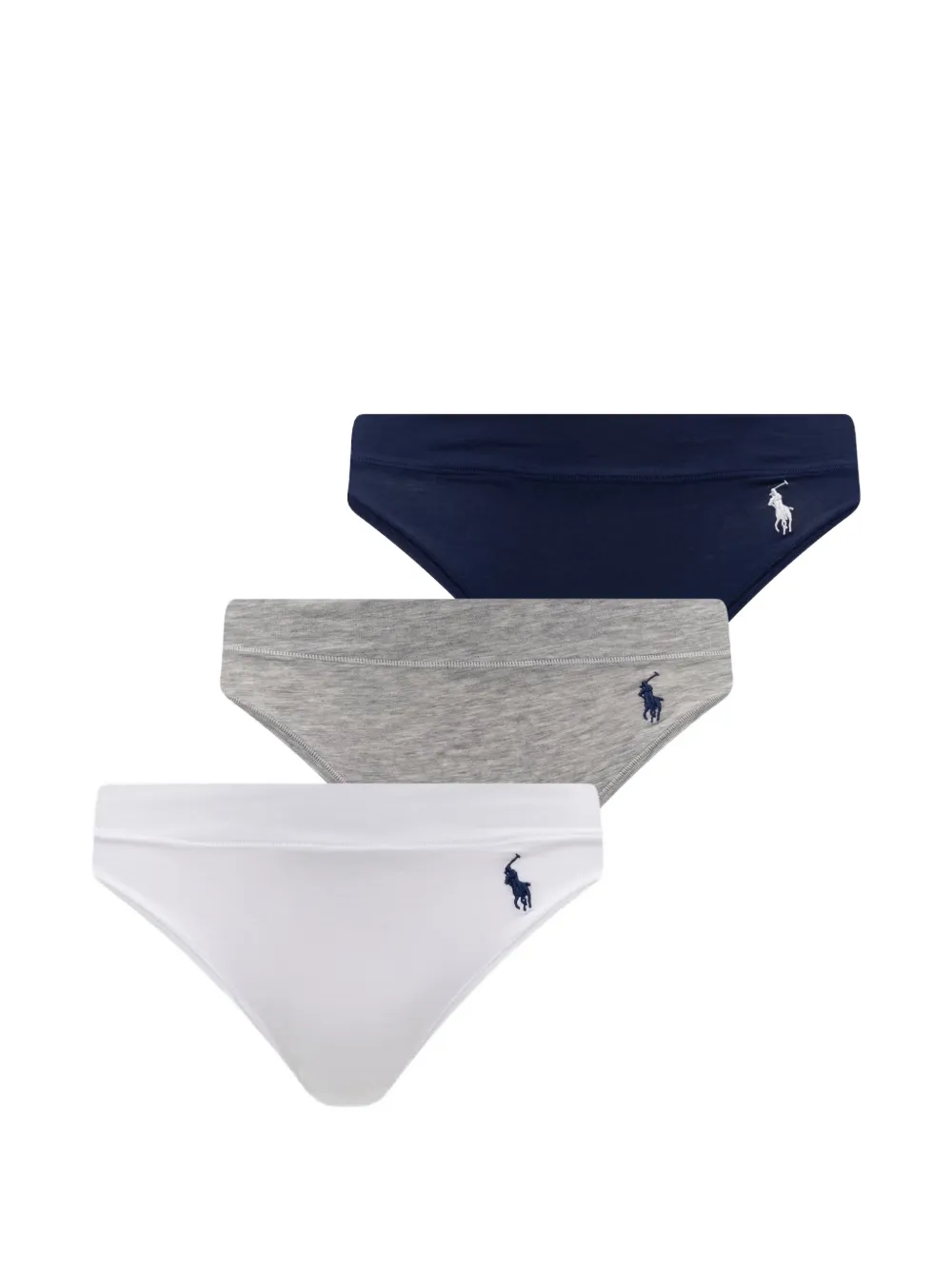 Polo Ralph Lauren Pony-embroidered three-pack briefs - Weiß