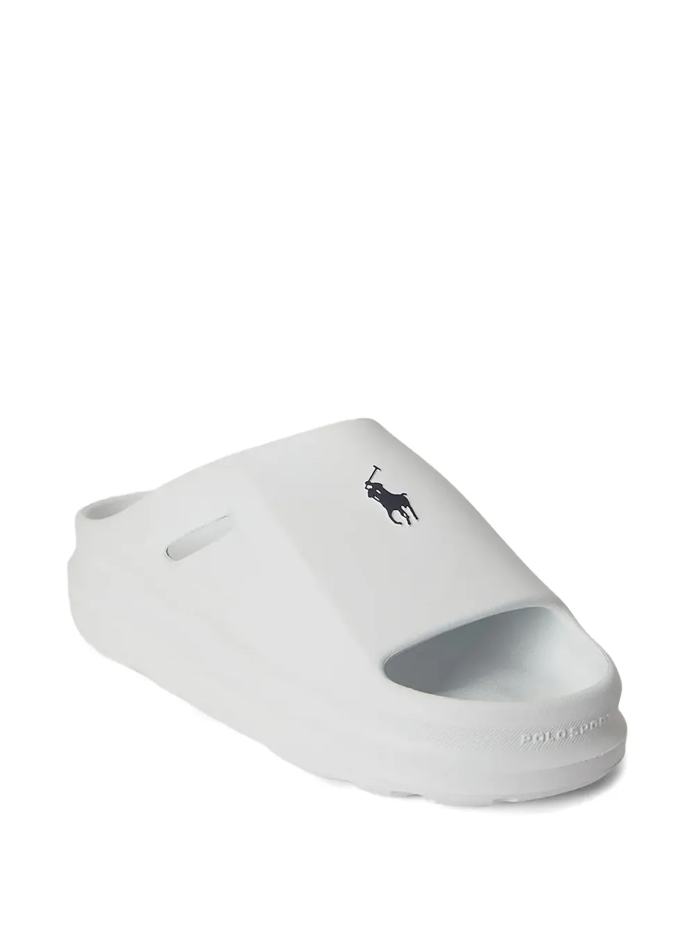 Polo Ralph Lauren Polo Pony logo-print slides Wit