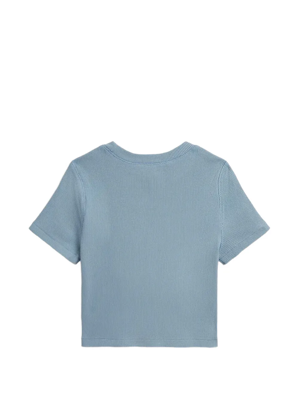 POLO RALPH LAUREN KIDS Geribbeld T-shirt met geborduurd logo Blauw