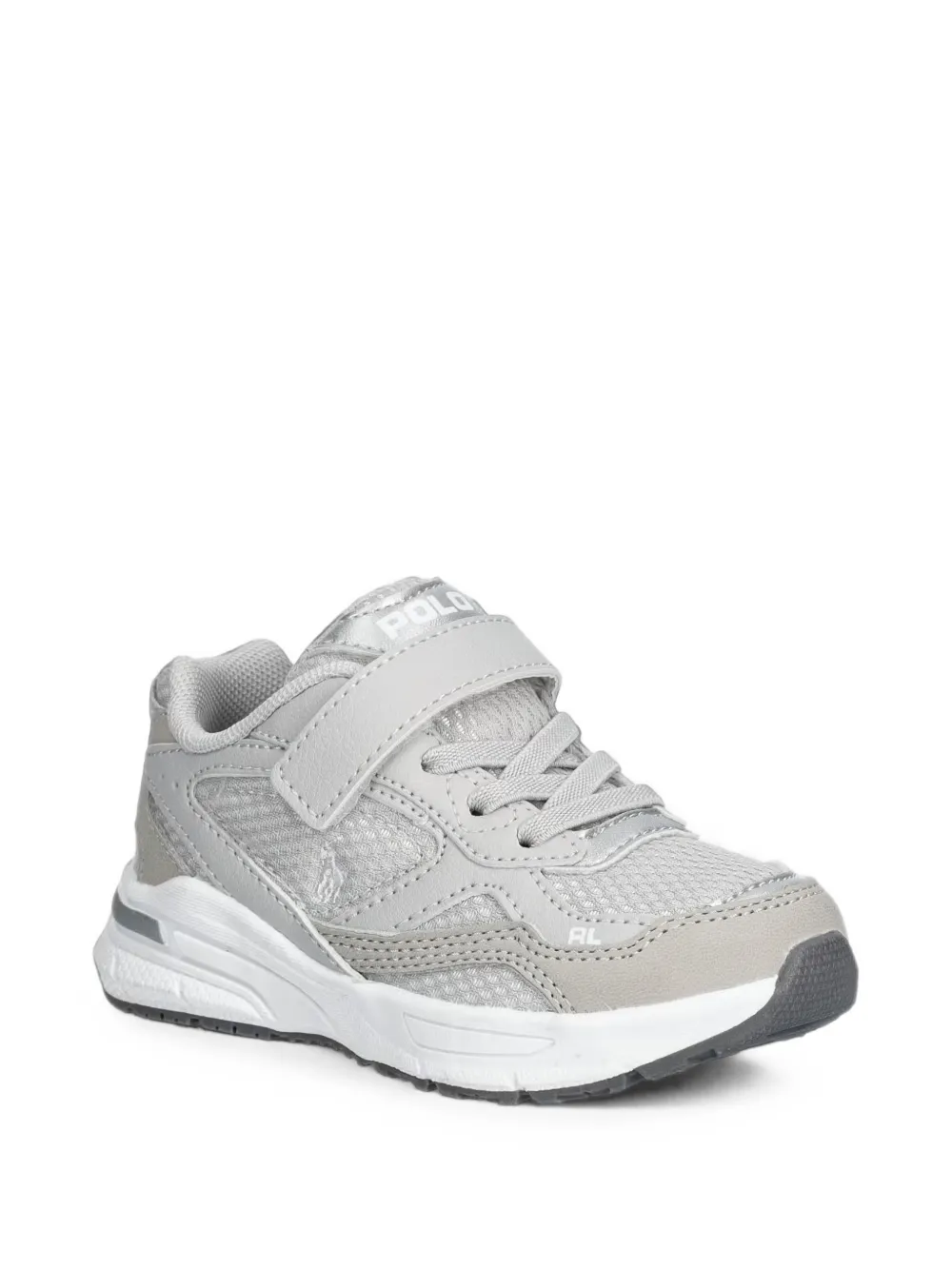POLO RALPH LAUREN KIDS baskets en mesh à attache scratch - Gris