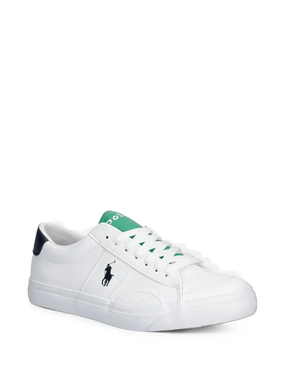 POLO RALPH LAUREN KIDS Ryley logo-embroidered sneakers - Bianco