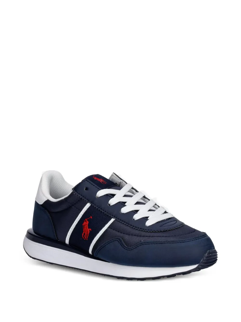 POLO RALPH LAUREN KIDS baskets à motif Pony - Bleu