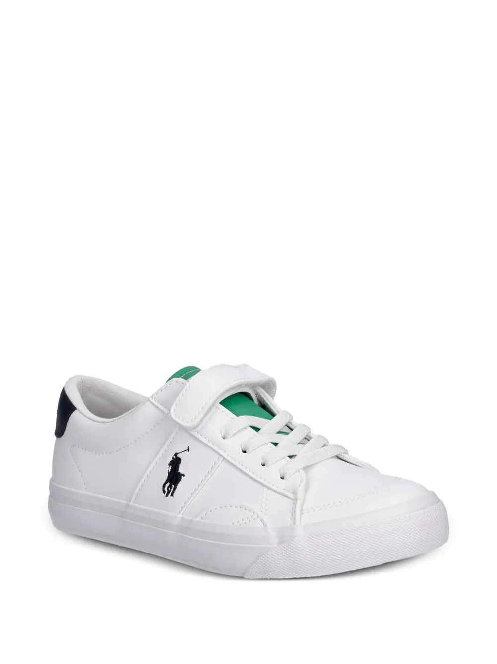 POLO RALPH LAUREN KIDS Sneakers mit Klettverschluss - Weiß