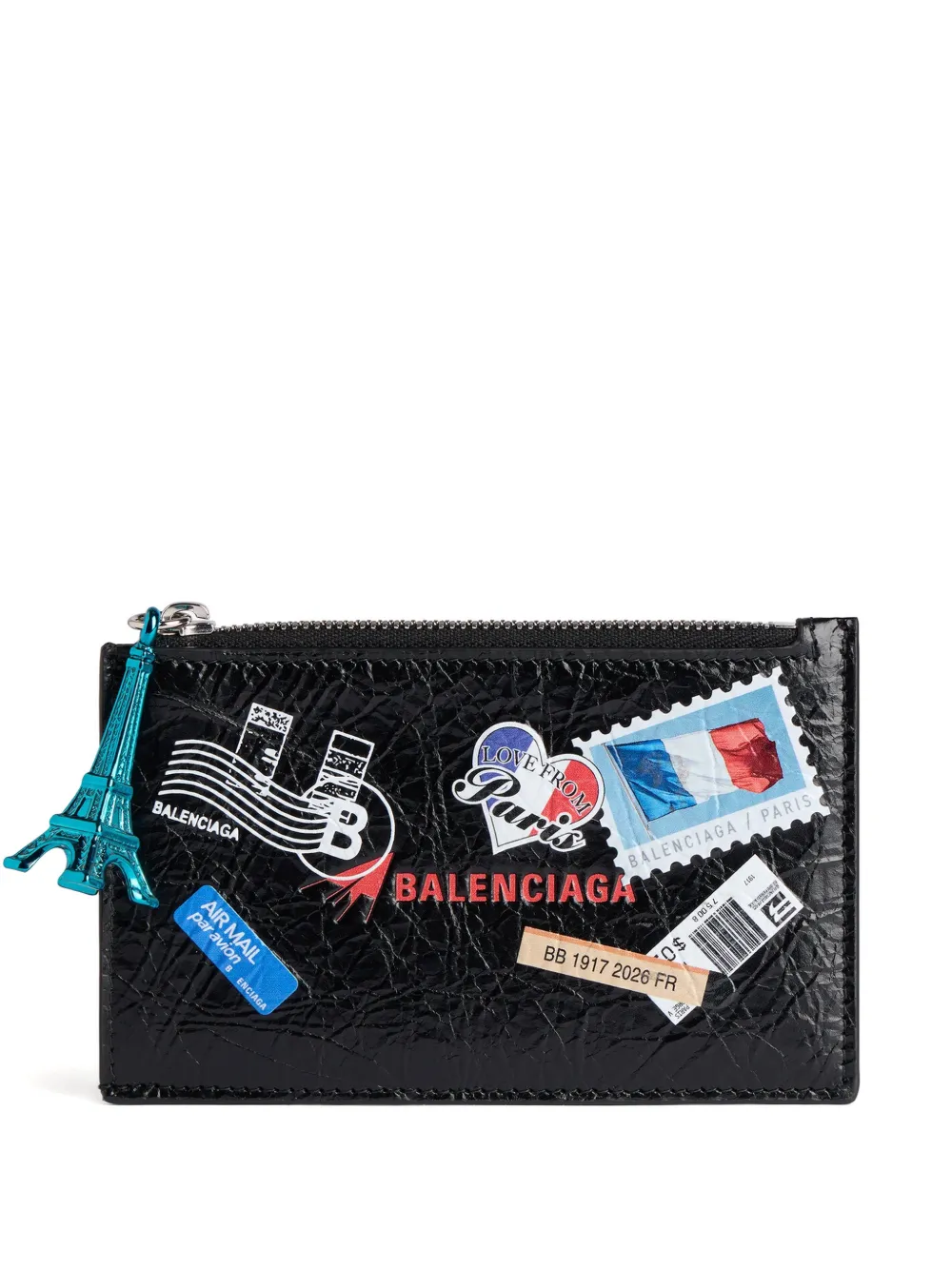 Balenciaga leather cardholder - Nero