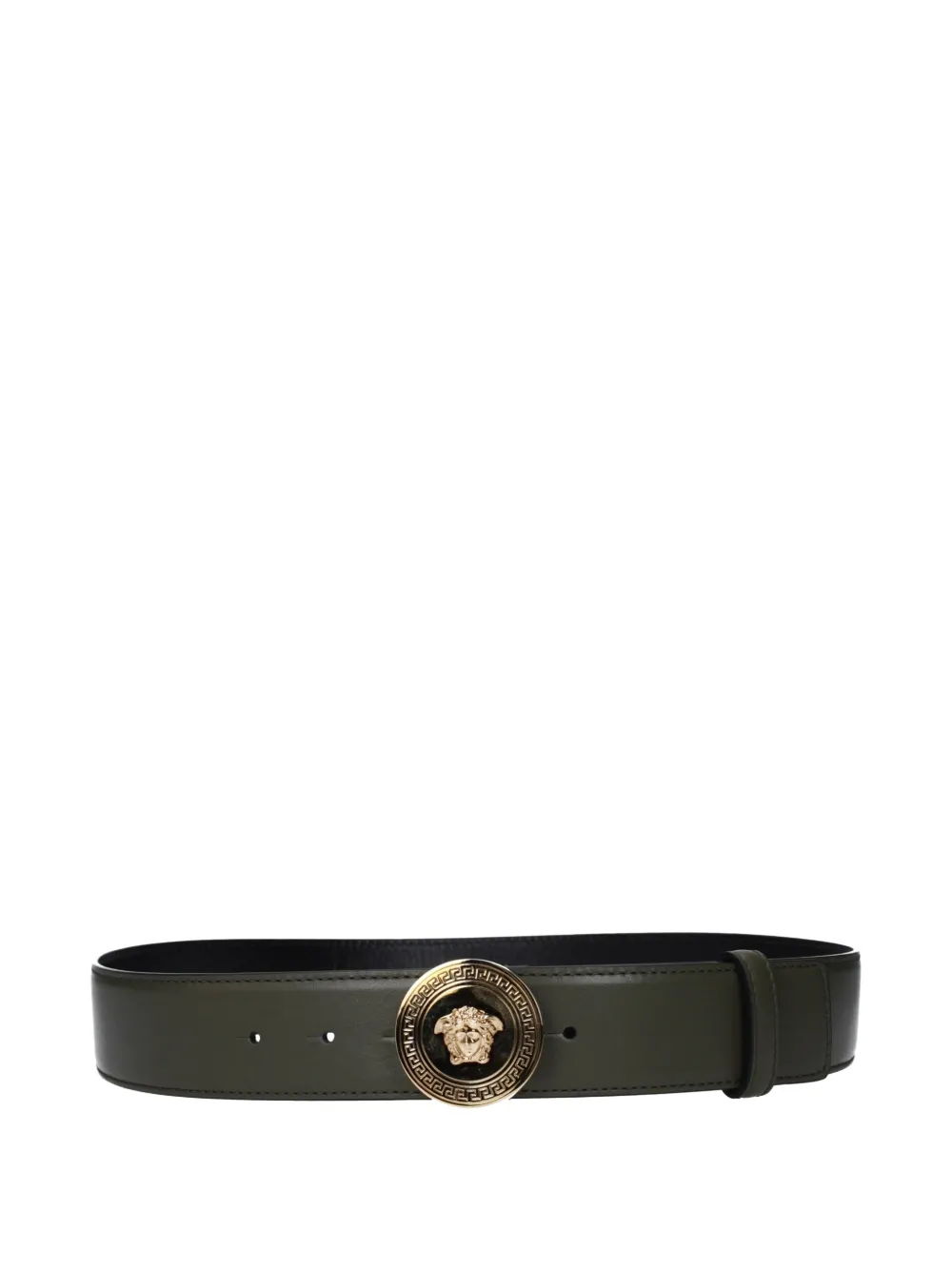 Versace Medusa Head Greca belt - Verde