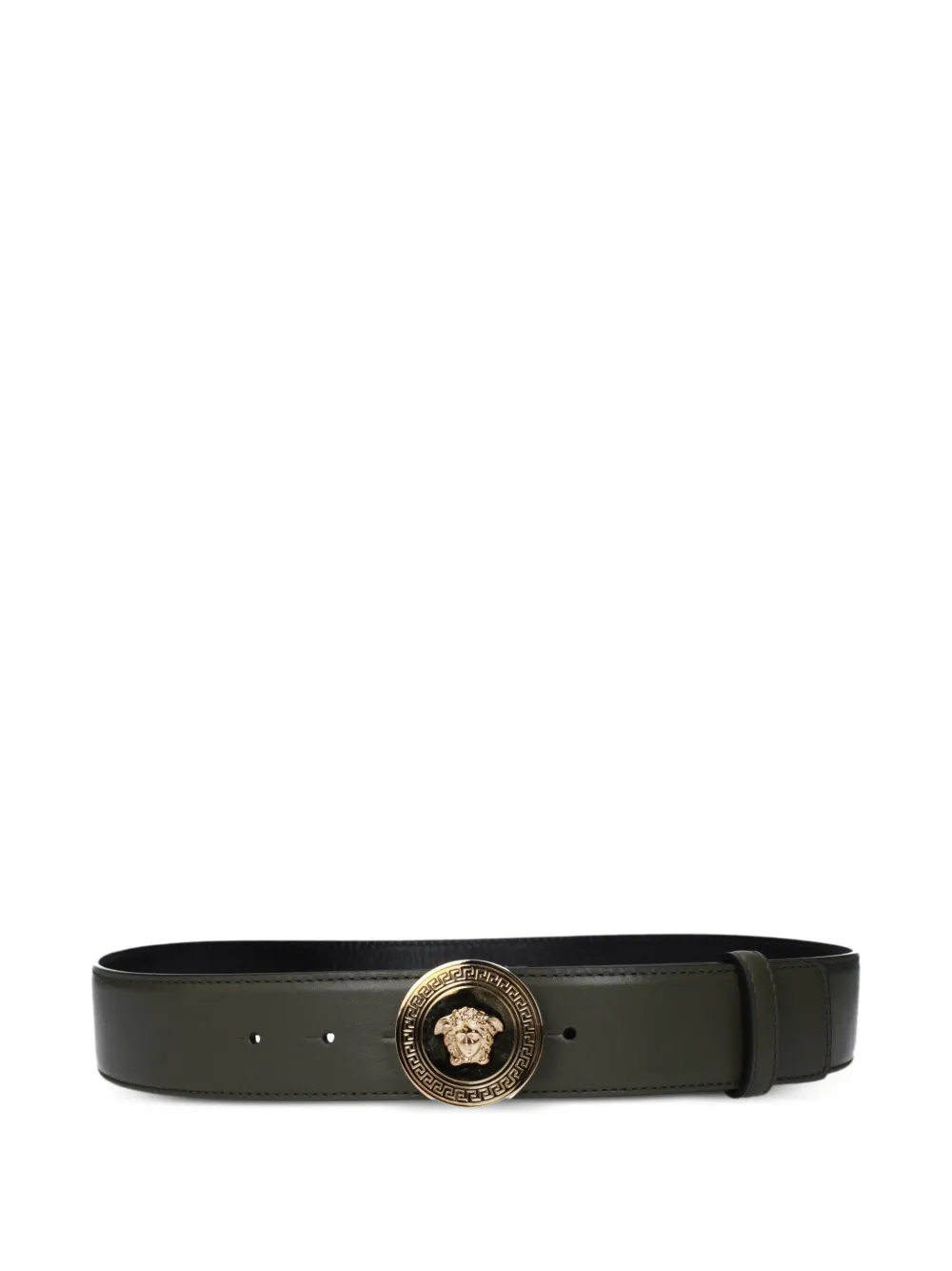 Versace Medusa Head Greca belt - Verde