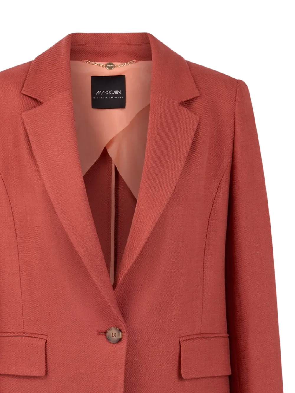  Marccain Blazer Con Botones - Rojo 