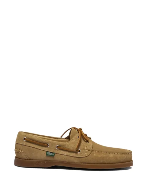 Paraboot suede boat shoes