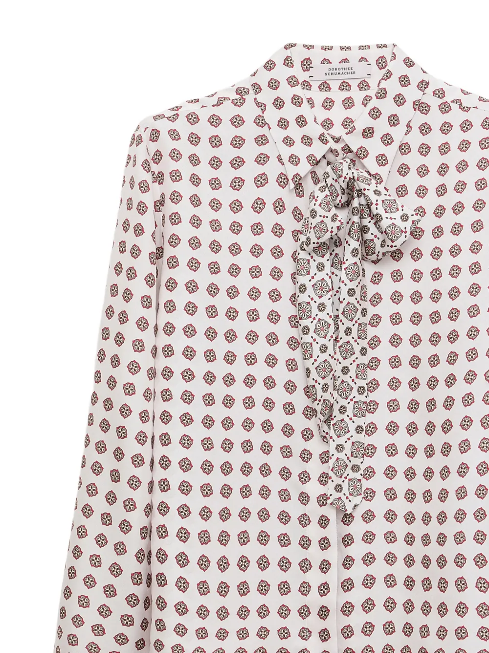 Dorothee Schumacher Zijden blouse met print Wit