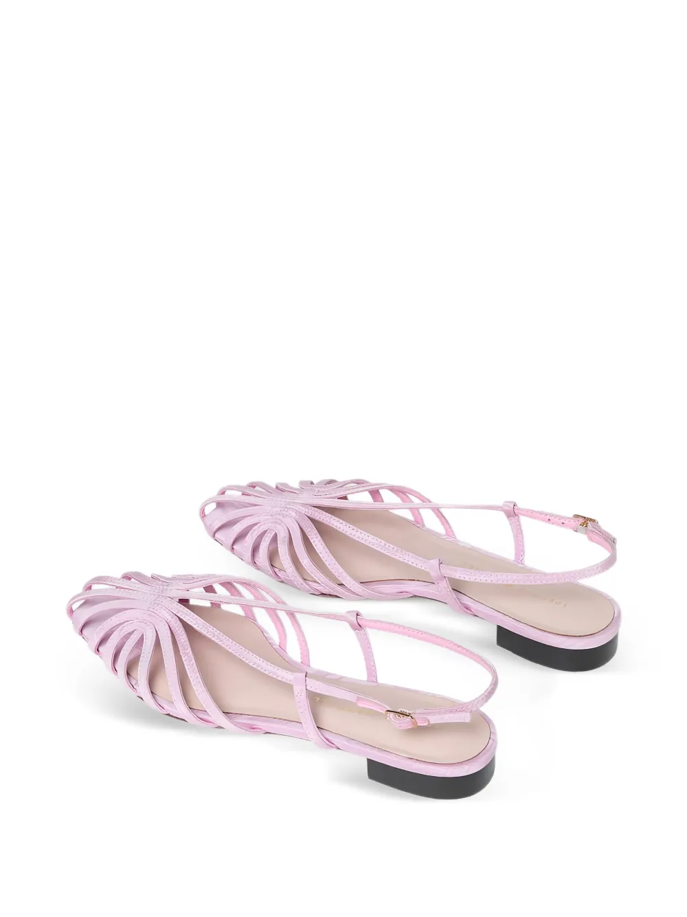 Loeffler Randall Devon lattice slingback sandals Roze