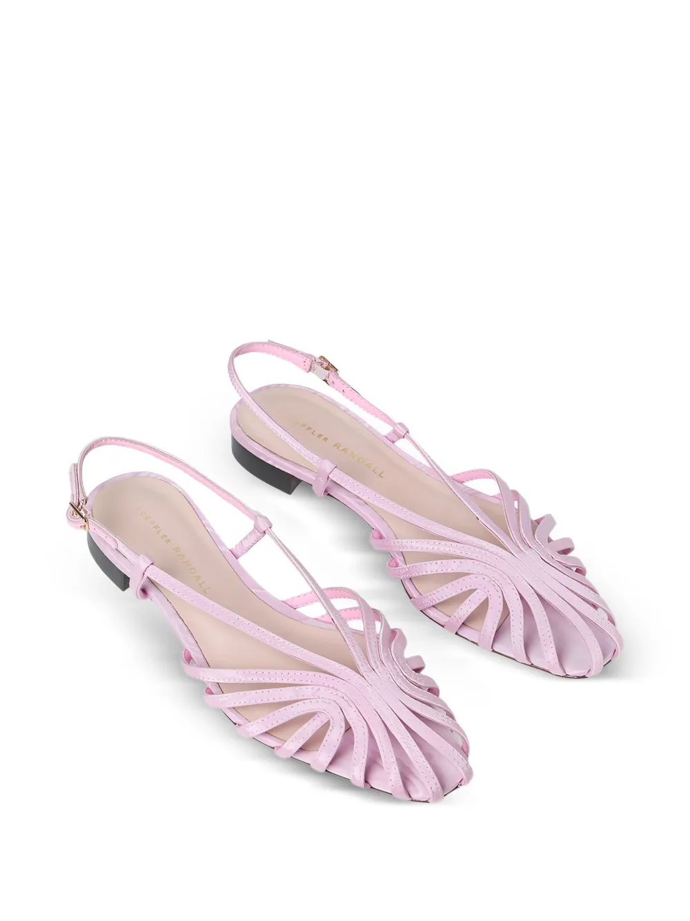 Loeffler Randall Devon lattice slingback sandals Roze