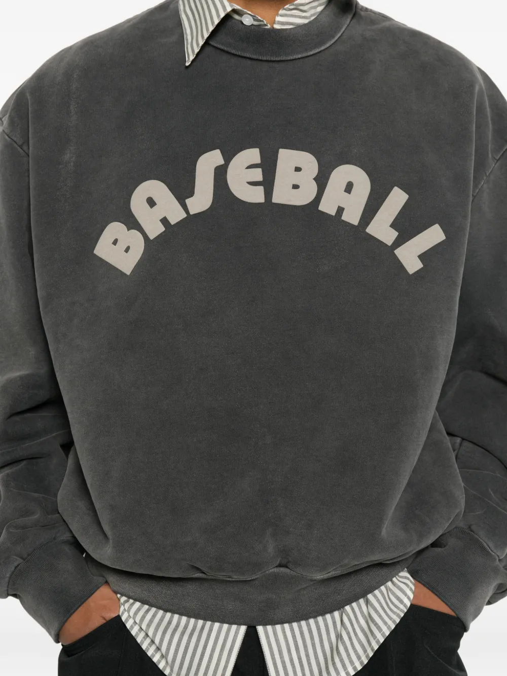 Fear Of God Sweater met logoprint Zwart