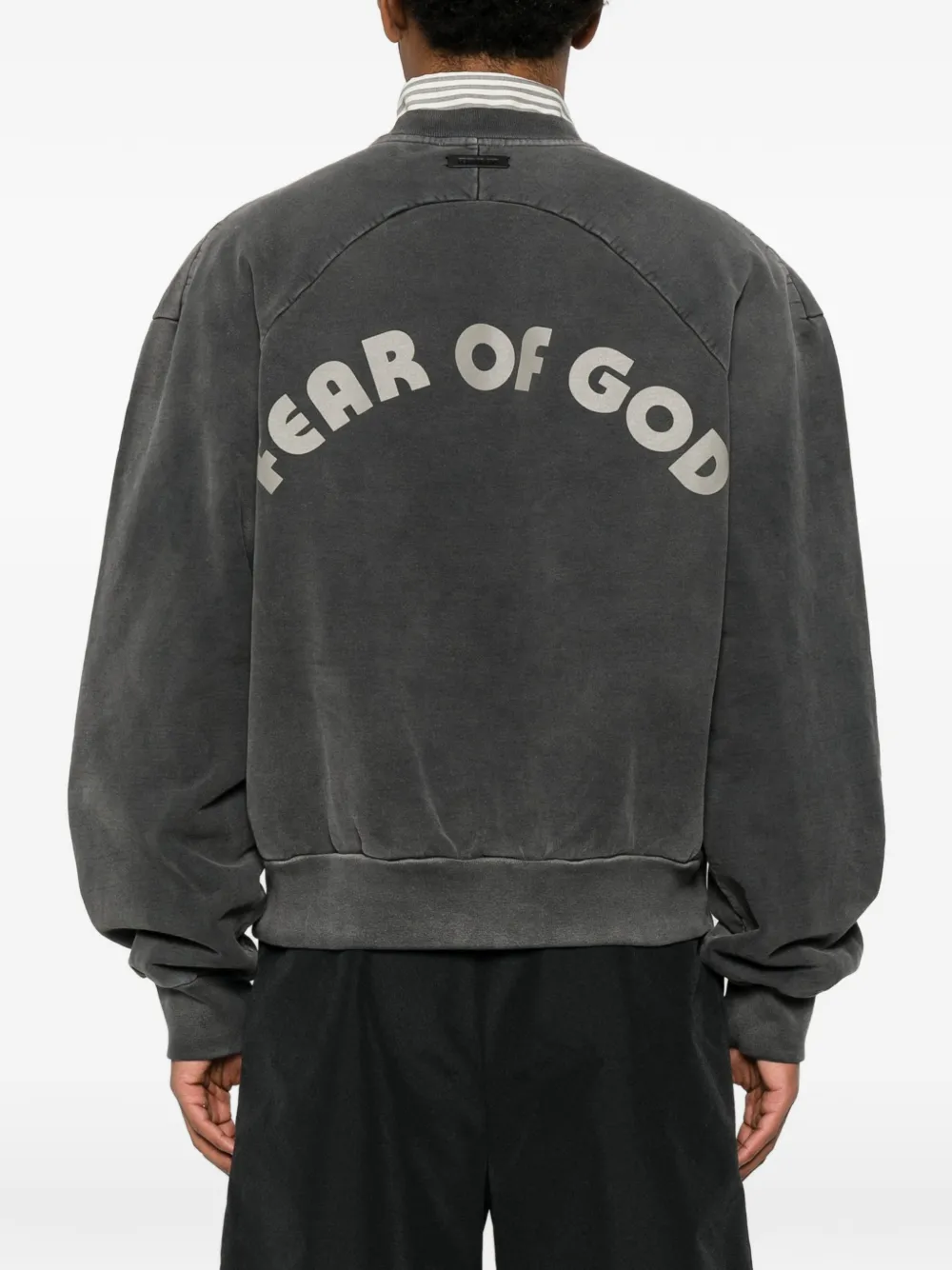 Fear Of God Sweater met logoprint Zwart