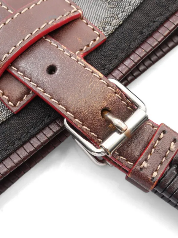 ロエベ　アナグラム ハンドバッグ Loewe Pre-Owned アナグラム ハンドバッグ | ブラック | FARFETCH JP