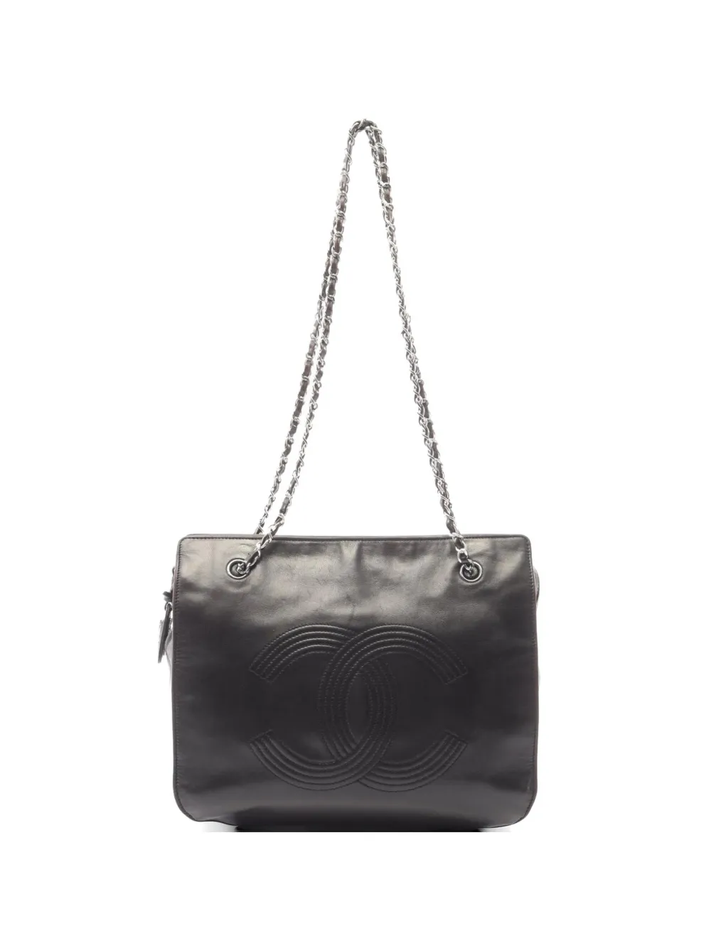 CHANEL Pre-Owned 1996-1997 Coco Mark chain shoulder bag - Nero