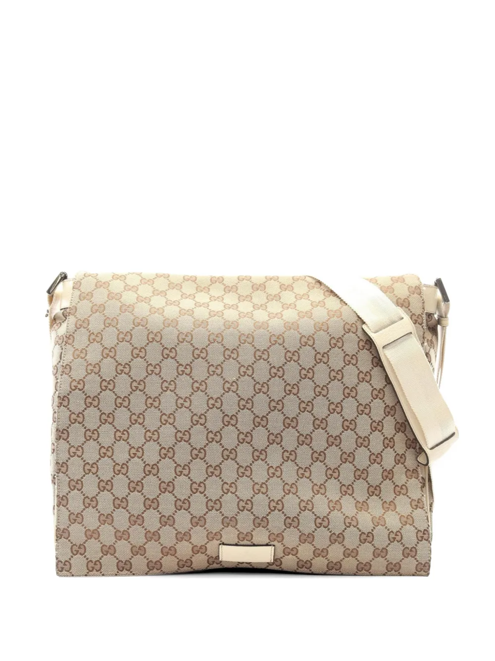 Gucci Pre-Owned 2010s GG canvas shoulder bag - Nude