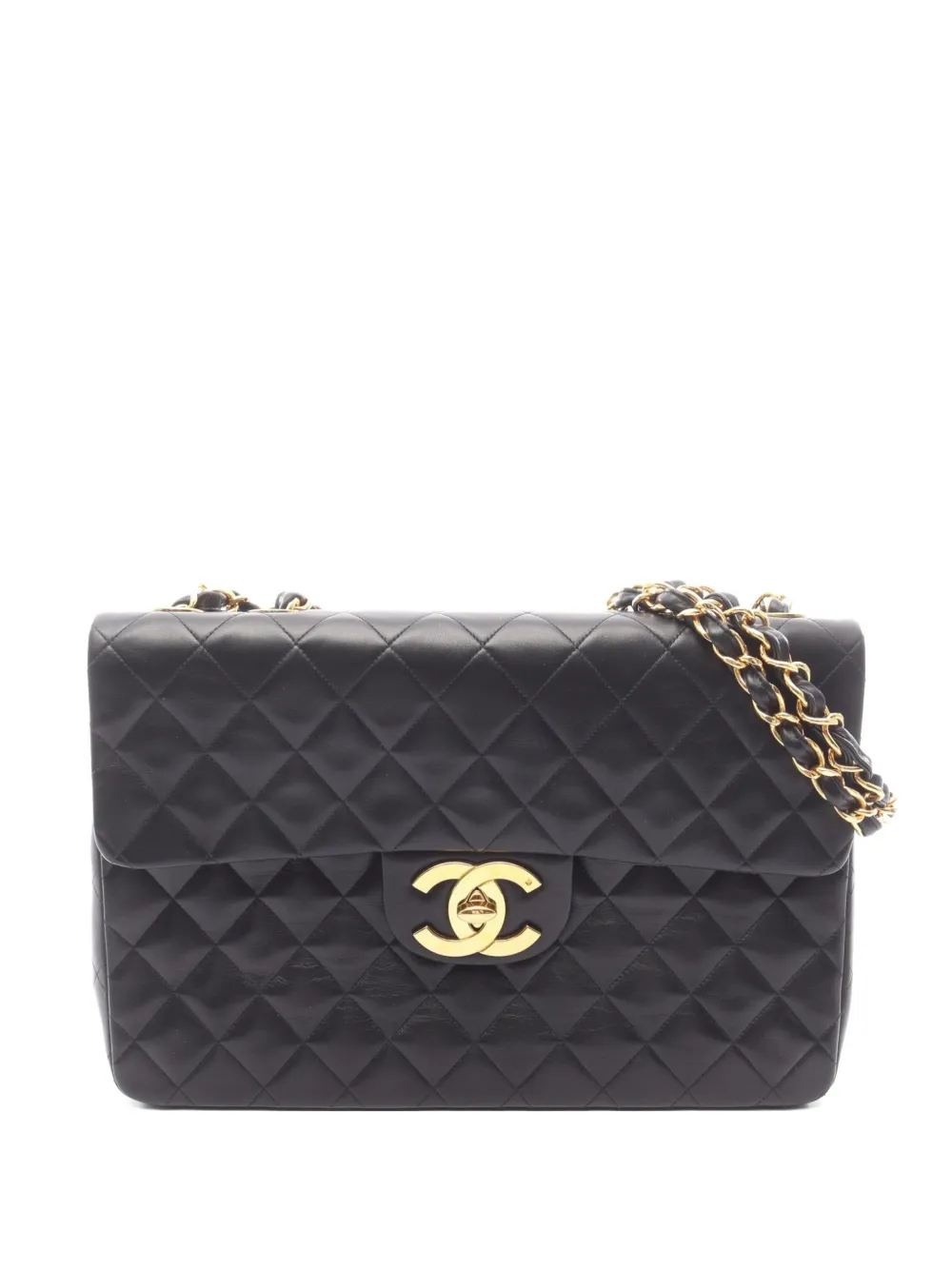 CHANEL Pre-Owned 1994-1996 Decamatalassé shoulder bag - Black