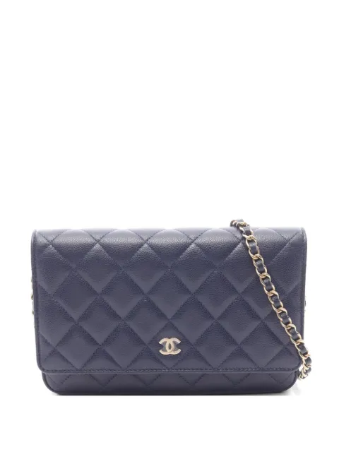 CHANEL Pre-Owned Portafoglio matelassé con catena 2021