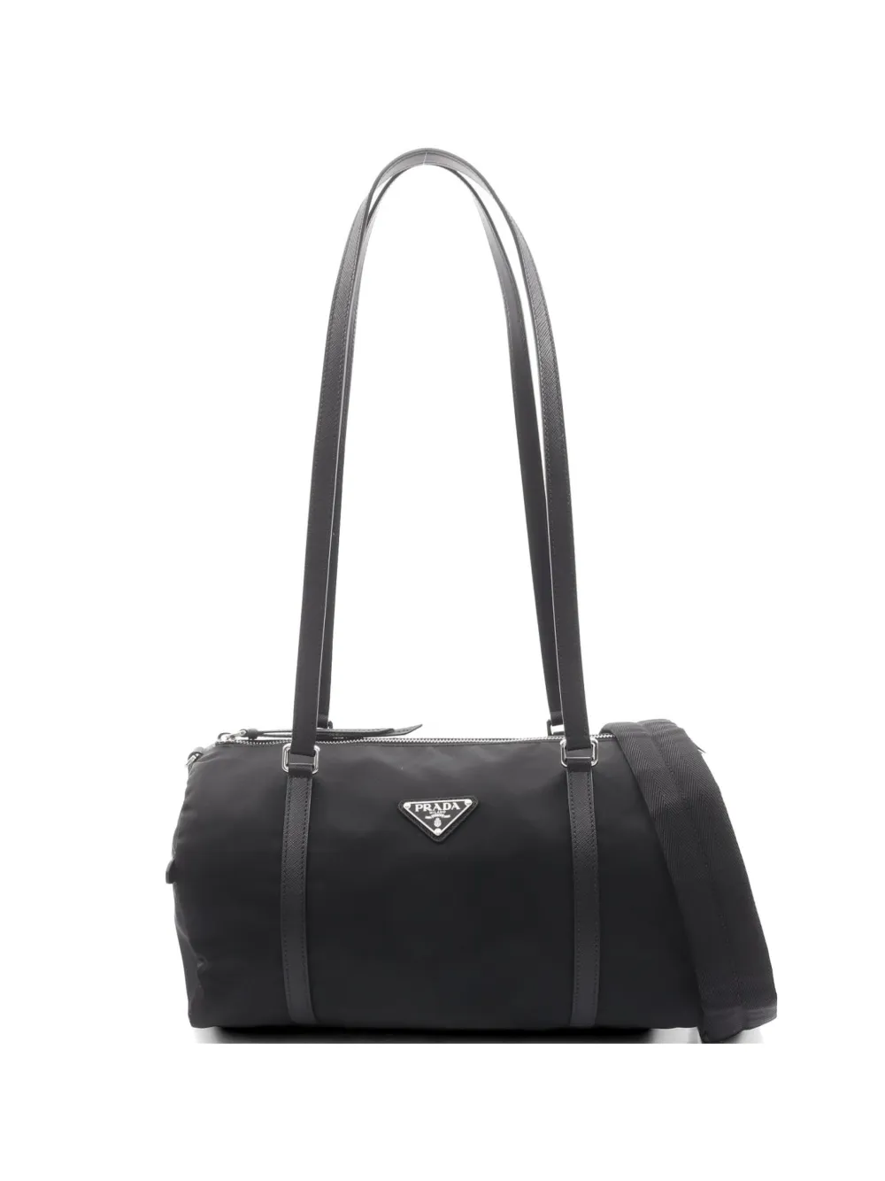 Prada Pre-Owned Tessuto Saffiano duffel bag - Nero