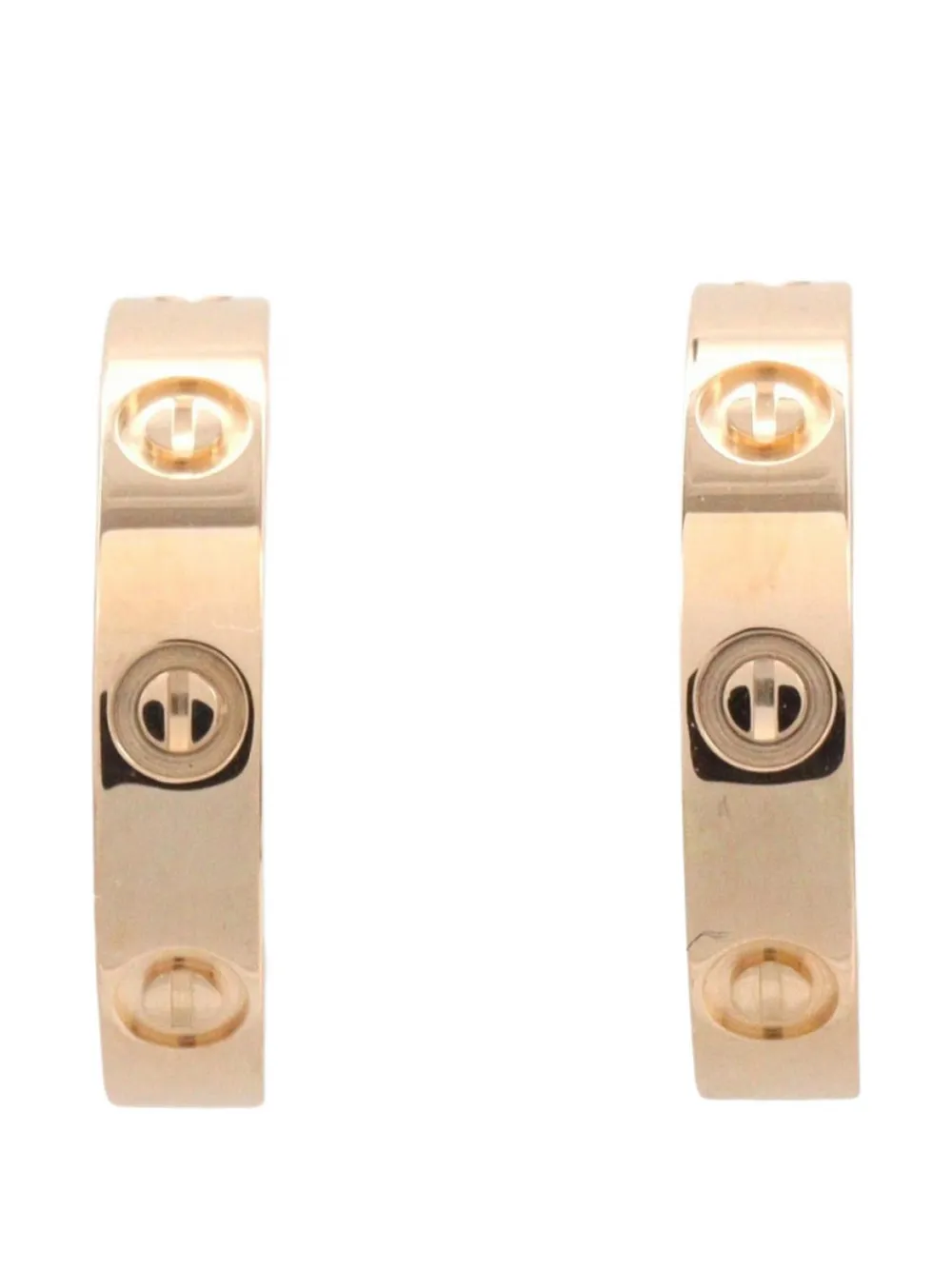 Cartier 2010s Love hoop earrings - Rosa