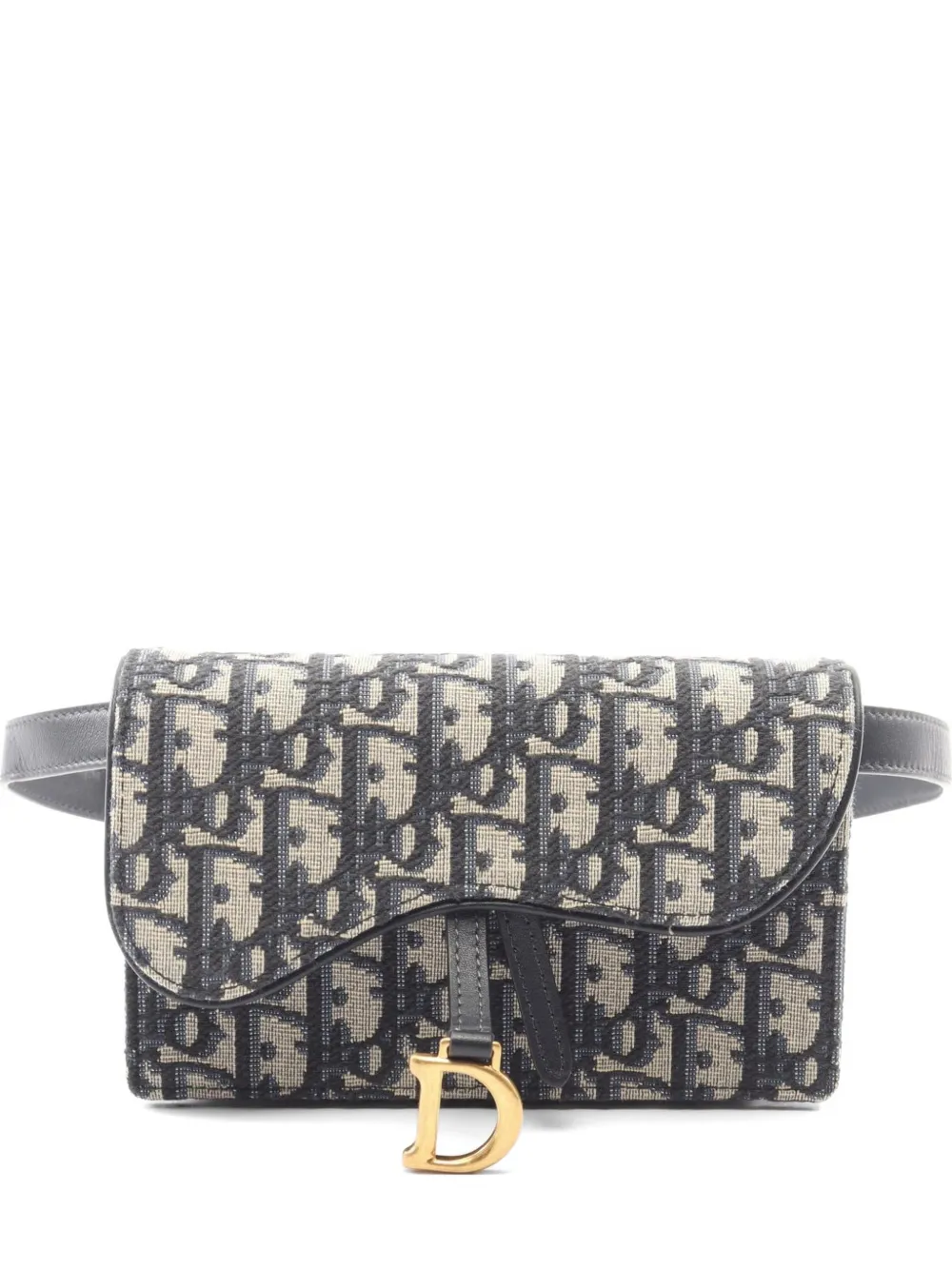 Christian Dior Pre-Owned 2010s Saddle Oblique belt bag - Blu