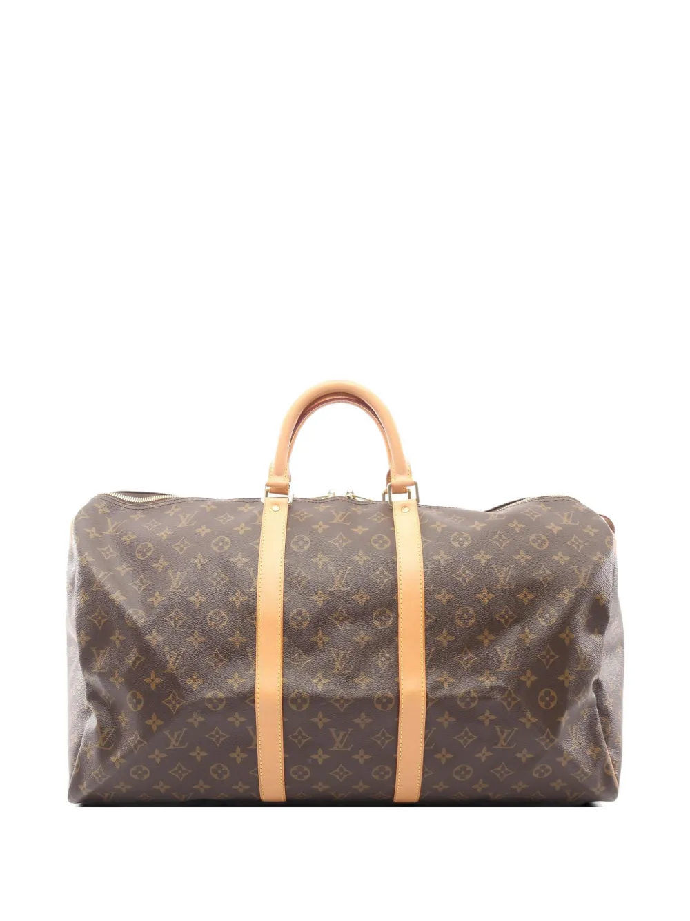 Louis Vuitton Pre-Owned 2001 Keepall 55 Monogram Boston bag - Marrone