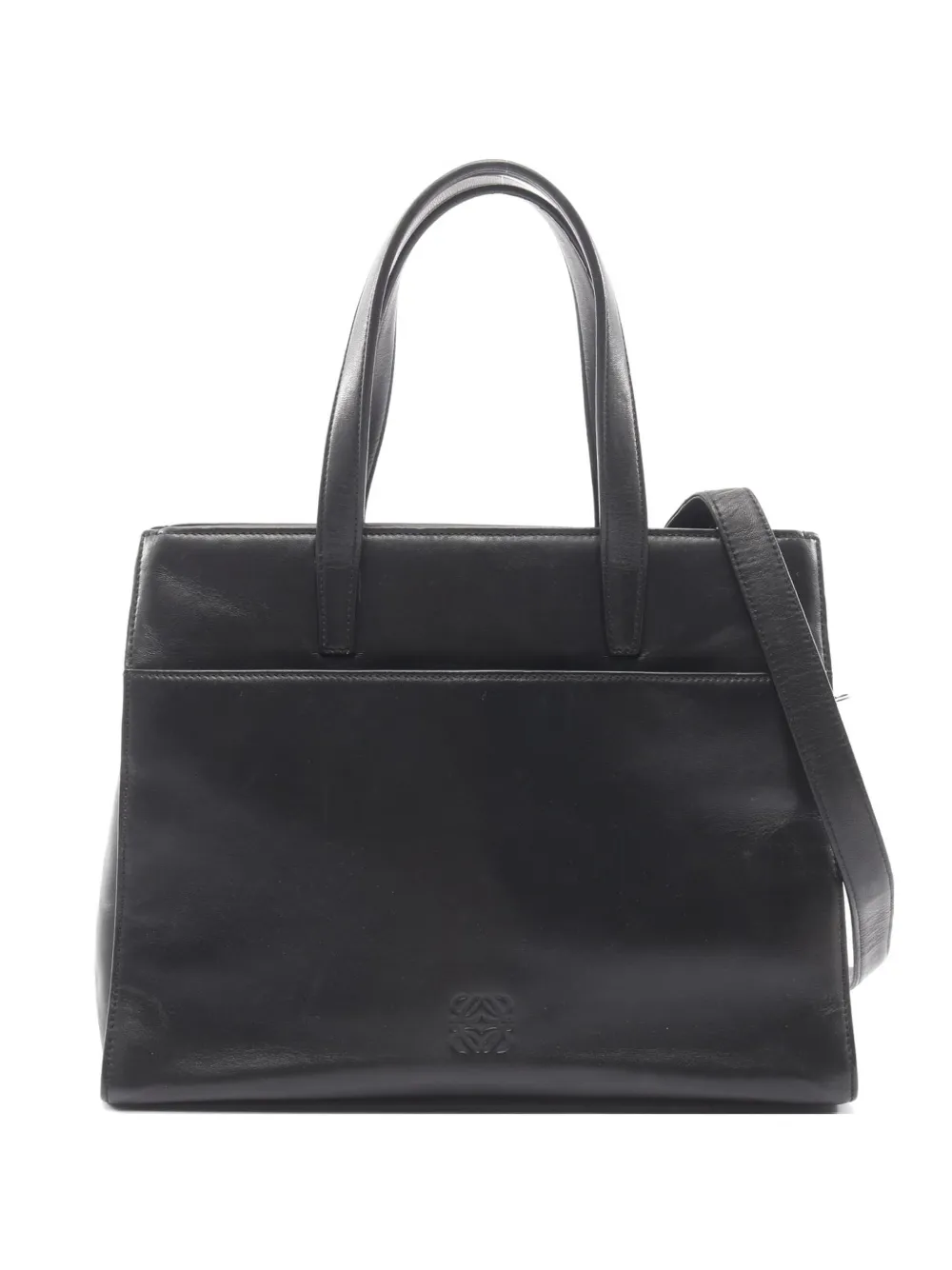 Loewe Pre-Owned 2000s Anagram-embossed tote bag - Black